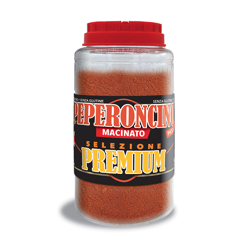 DISPENSER 500ML PEPERONCINO PICCANTE MACINATO PREMIUM 400GR